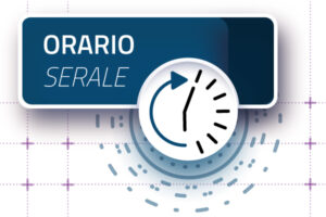 Orologio che indica l'orario scolastico del Serale